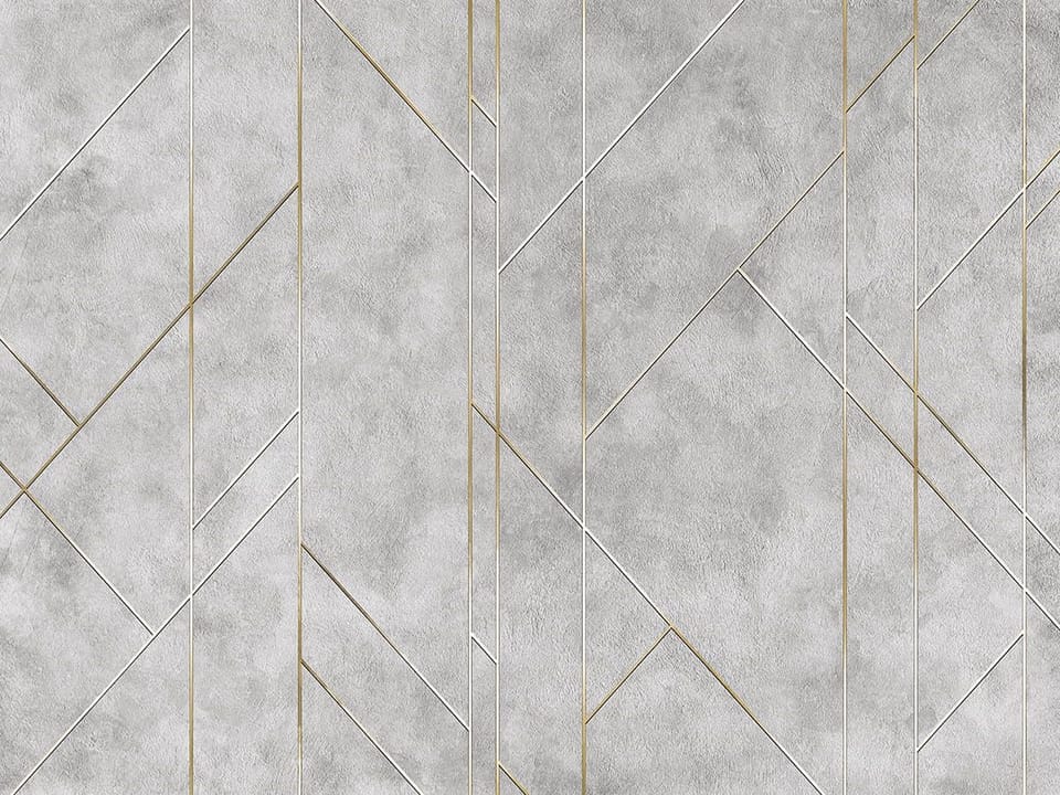 Fototapeta Geometryczny wzór na szarym tle na wymiar