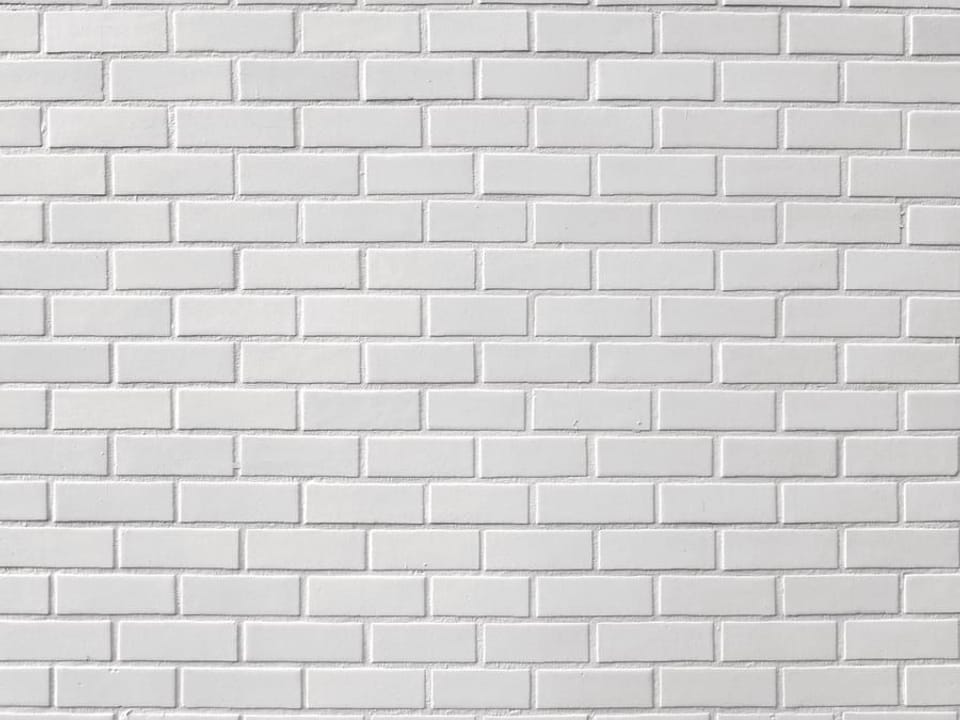 Fototapeta Biała ceglana ściana w salonie
