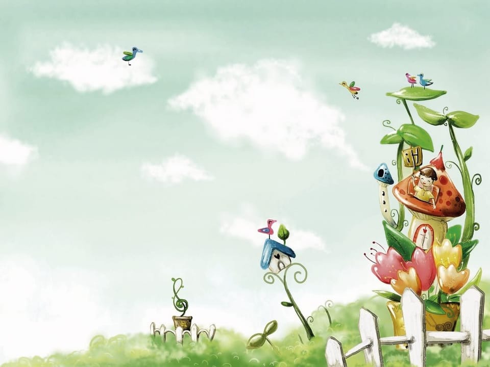 Fototapeta Fantazyjny domek z grzyba na wymiar