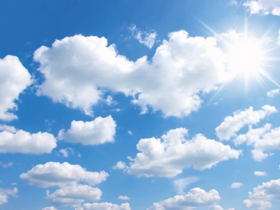 Fototapeta Błękitne Niebo z Chmurami