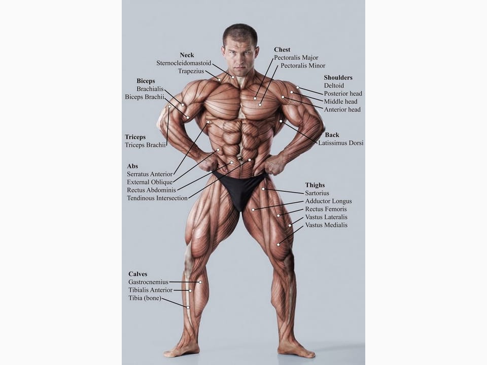 Fototapeta Mężczyzna z widocznymi mięśniami