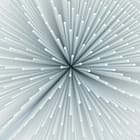 Miniatura fototapety Koncentryczne Białe Pręty 3D