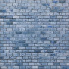 Miniatura fototapety Ściana z niebieskich cegieł