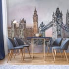 Miniatura fototapety Most i wieże Londynu - aranżacja w kuchni
