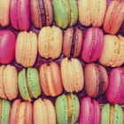 Miniatura fototapety Kolorowe Makaroniki w Rzędach