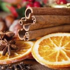 Miniatura fototapety Plastry Pomarańczy i Cynamon