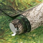 Miniatura fototapety Poranny las z kamiennymi murami fragment #1