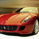 Miniatura fototapety Czerwony sportowy samochód