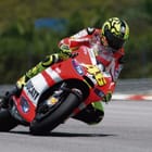 Miniatura fototapety Wyścigowy motocykl na torze