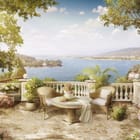 Miniatura fototapety Taras z Widokiem na Morze