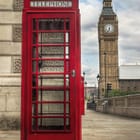 Miniatura fototapety Czerwona budka w Londynie