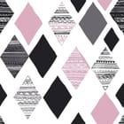 Miniatura fototapety Geometryczne Romby z Wzorami