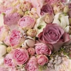 Miniatura fototapety Bukiet różowych i białych róż