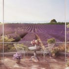 Miniatura fototapety Taras z widokiem na lawendę