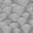 Miniatura fototapety Wzór wachlarzy w odcieniach szarości