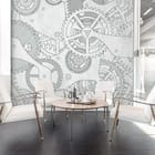 Miniatura fototapety Kompleksowy układ zębatek we wnętrzu biura