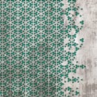 Miniatura fototapety Geometryczny wzór z zielonym tłem