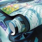 Miniatura fototapety Nowoczesny samochód w miejskiej scenerii fragment #1