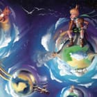 Miniatura fototapety Mała planeta z królem i gwiazdami