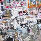 Miniatura fototapety Ściana z plakatami i typografią