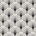 Miniatura fototapety Czarno-biały geometryczny wzór