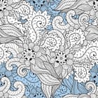 Miniatura fototapety Ornamenty roślinne z liśćmi