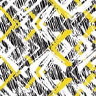 Miniatura fototapety Geometryczne Wzory z Żółtymi Akcentami