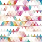 Miniatura fototapety Kolorowe Trójkąty w Geometrycznym Układzie
