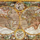 Miniatura fototapety Stara mapa świata z XVII wieku