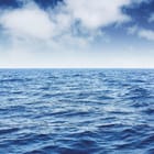 Miniatura fototapety Rozległy ocean i błękitne niebo
