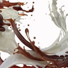 Miniatura fototapety Rozpryski Mleka i Czekolady