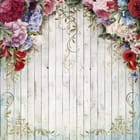 Miniatura fototapety Kwiatowa dekoracja na desce