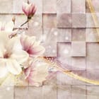 Miniatura fototapety Magnolie na Gałęzi w Pastelach