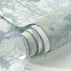 Miniatura fototapety Mglisty las z ptakami fragment #1