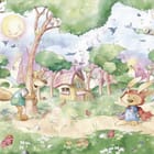 Miniatura fototapety Leśne przygody w bajkowym świecie