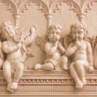 Miniatura fototapety Aniołki z Instrumentem na Ścianie