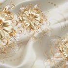 Miniatura fototapety Złote kwiaty z perłami