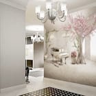 Miniatura fototapety Fortepian i Kwitnące Drzewo we wnętrzu przedpokoju