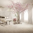 Miniatura fototapety Fortepian i Kwitnące Drzewo