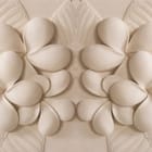 Miniatura fototapety Abstrakcyjne płaskorzeźby kwiatowe