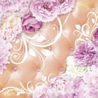 Miniatura fototapety Eleganckie piwonie w 3D