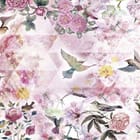 Miniatura fototapety Kwiaty i ptaki w harmonii