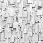 Miniatura fototapety Trójwymiarowe Białe Prostokąty