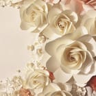 Miniatura fototapety Kompozycja z papierowych róż