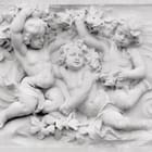 Miniatura fototapety Aniołki w płaskorzeźbie