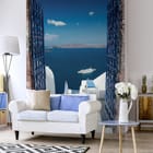 Miniatura fototapety Widok na Morze przez Bramę we wnętrzu salonu