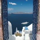 Miniatura fototapety Widok na Morze przez Bramę