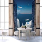 Miniatura fototapety Widok na Morze przez Bramę we wnętrzu kawiarni