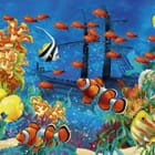 Miniatura fototapety Kolorowe Ryby w Oceanie