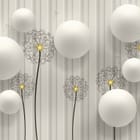 Miniatura fototapety Geometryczne Dmuchawce i Kule